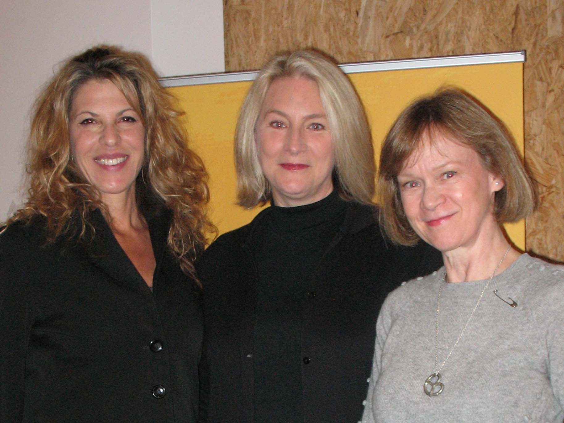 Abby Dylan, Susan Ericksen and Sandy Thomas