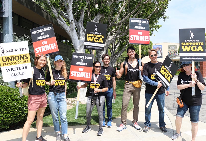 L.A. Local Members Support the WGA During Strike | SAG-AFTRA