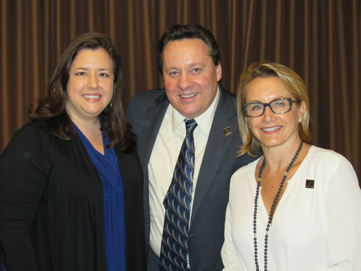 Rebecca Damon, Lance Lewman and Gabrielle Carteris