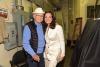 Norman Lear and Fran Drescher at the Hollywood Museum's LGBTQ+ Real to Reel Awards, June 9, 2022.