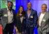 From left, SAG-AFTRA Los Angeles broadcasters Marc Brown, Christine Devine, Melvin Robert and Michael Brownlee. 