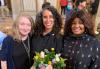 SF-NC Local President Kathryn Howell with newly sworn in S.F. Film Commission Executive Director Manijeh Fata and S.F. Film Commissioner and SF-NC Local member Carolyn Tyler